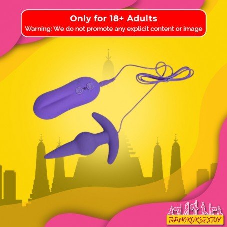 VIBRATING ANAL PLUG BEADS PROSTATE MASSAGER AD-028