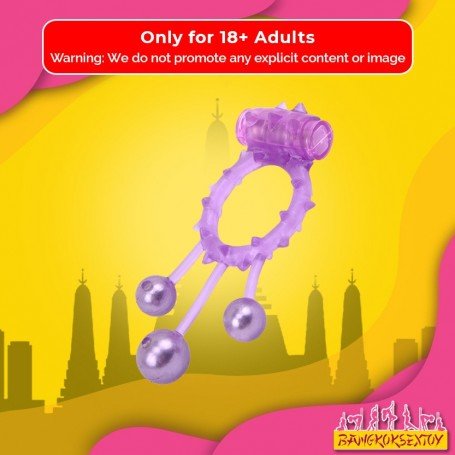 Vibrating Ball Banger Cock Ring Vibrator CR-007