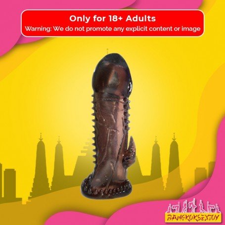 Ultra Flexible soft cock sleeve penis extender PES-017
