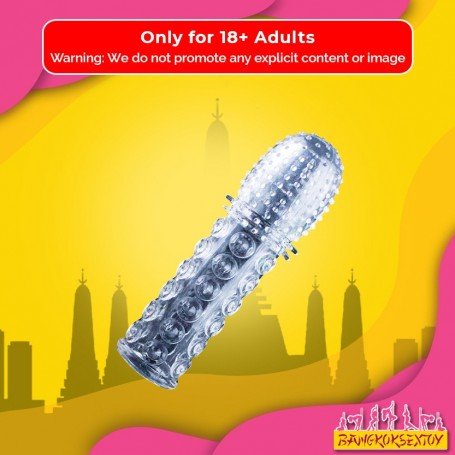 Crystal Penis Sleeve Textured Extension PES-021