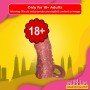 Solid Head Reusable Penis Extension Sleeve chocolate PES-026