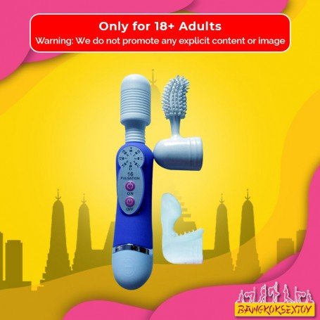 16 Speed Cordlless Magic Wand Massager VM-008