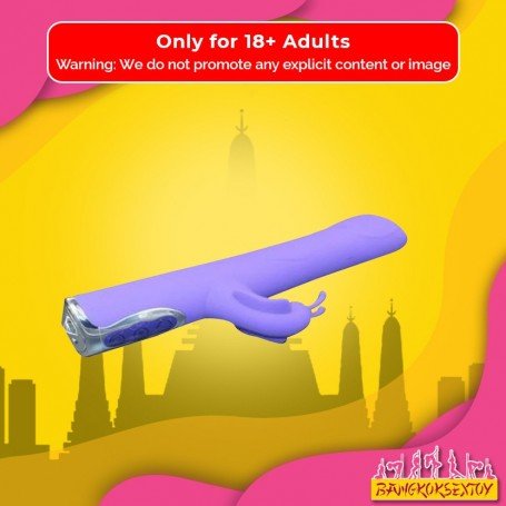 BLACK T- TRANSFER BEADS STICK RABBIT VIBRATOR RV-021