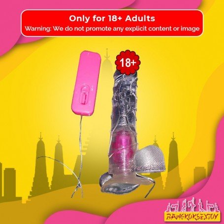 Crystal Lover Jelly Realistic Vibrator with Suction Cup RSV-065