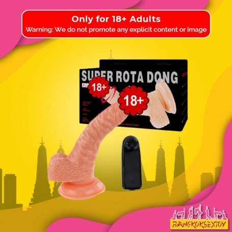 Whoppers Curved Vibrating Suction Cup Realistic Vibrator RSV-078