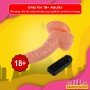 Whoppers Curved Vibrating Suction Cup Realistic Vibrator RSV-078